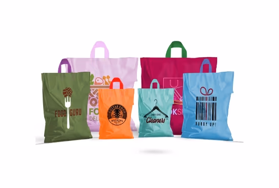 Softloop Handle Plastic Biodegradable Bags