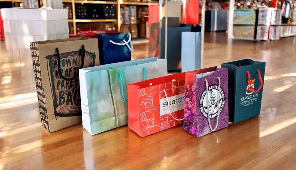 Bespoke Full Colour Printed Luxury Gift Bags